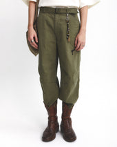 Curve Knee Belted Pants