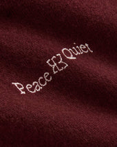 Everlane x Peace & Quiet Cashmere Hoodie | Wine