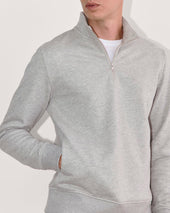 The Off-Duty Terry Quarter-Zip | Heathered Grey