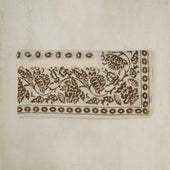 Cashmere And Silk Geometric Provence Neckerchief In