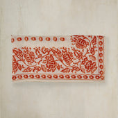 Cashmere And Silk Geometric Provence Neckerchief In