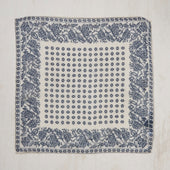 Cashmere And Silk Provence Geometric Pocket Square In