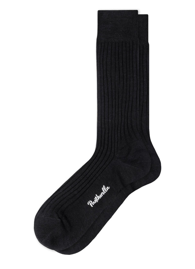 LABURNUM | Classic Merino Wool Socks | Black