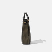 Tote Bag in Green Canvas