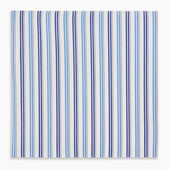 And Navy Multi Stripe Hand Rolled Handkerchief