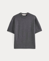 Ultrasoft Sweater Tee | Heather Mid Charcoal