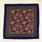 Silk Paisley Pocket Square In