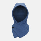 Azzurro Quilted Hood with Neck Warmer