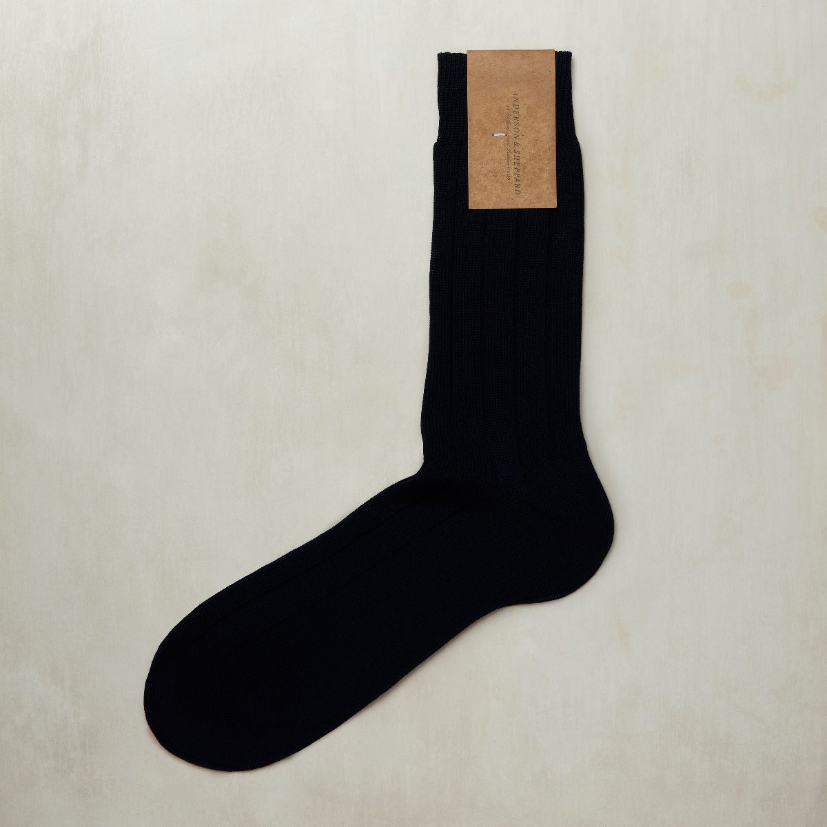 Cotton Ribbed Socks In