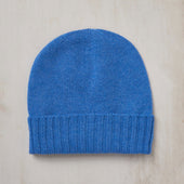 Woollen Beanie Hat In Cornflower