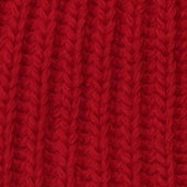 Soft Lambswool Heavy Knit Hat In Dark Red