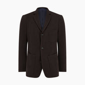 Dark Knitted Cambridge Blazer
