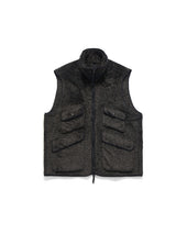 HUNTING FLEECE VEST / BLACK