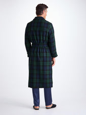 Men S Robe Tartan Watch Wool Navy
