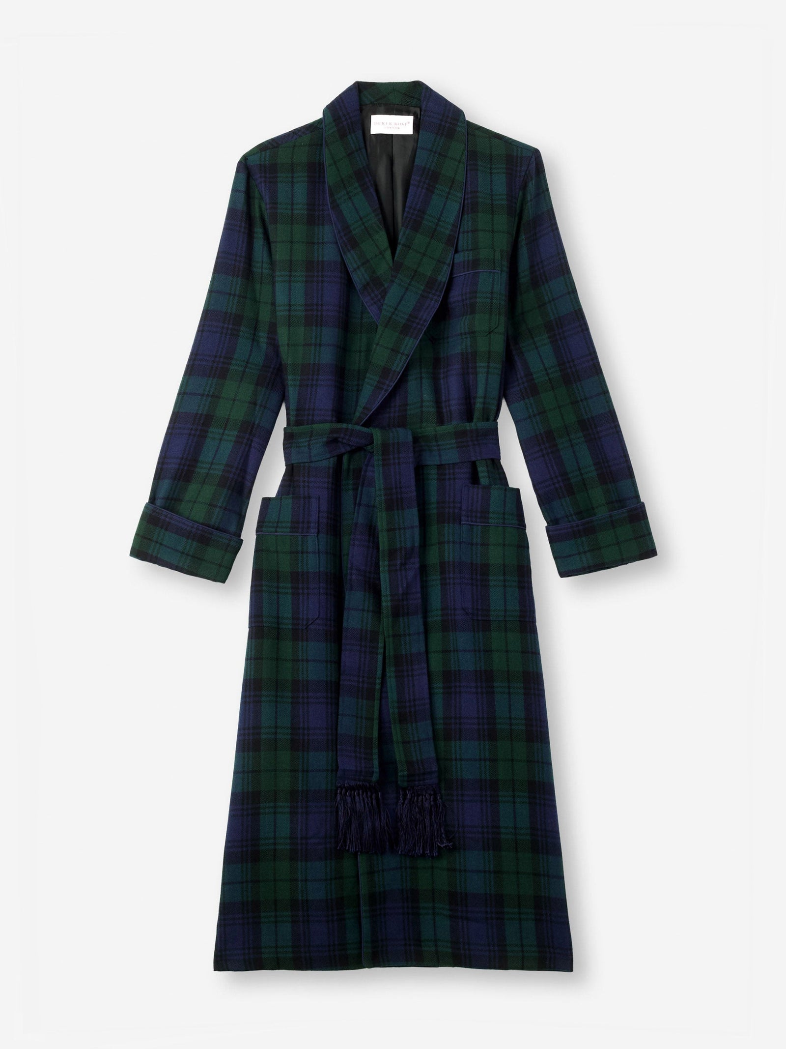 Men S Robe Tartan Watch Wool Navy