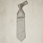 Mini Spots Silk Woven Tie In Natural