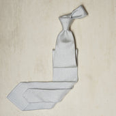 Mini Spot Printed Tie in Off White