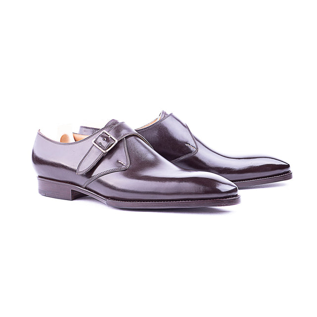 Single buckle Monk with plain tip