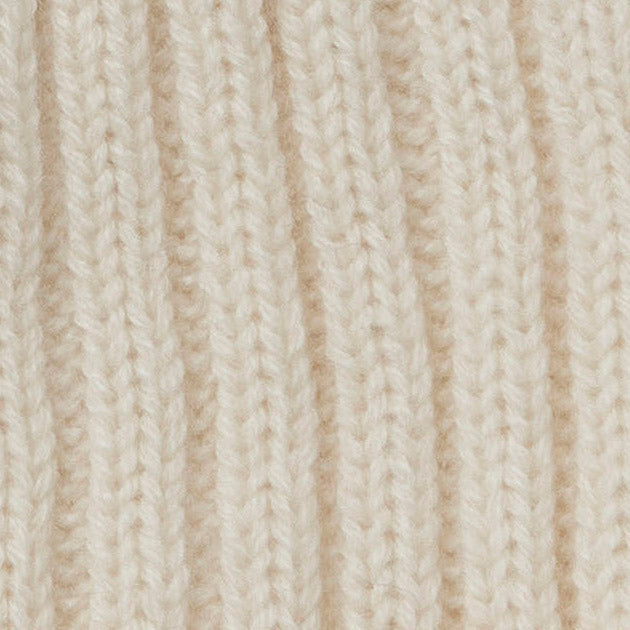 Ribbed Cashmere Knitted Hat In