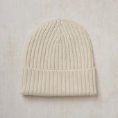 Ribbed Cashmere Knitted Hat In