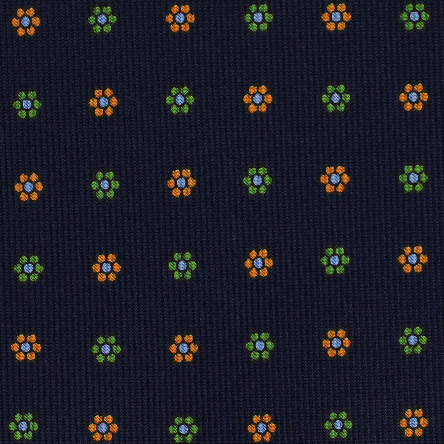Floral Printed Bespoke Silk Tie