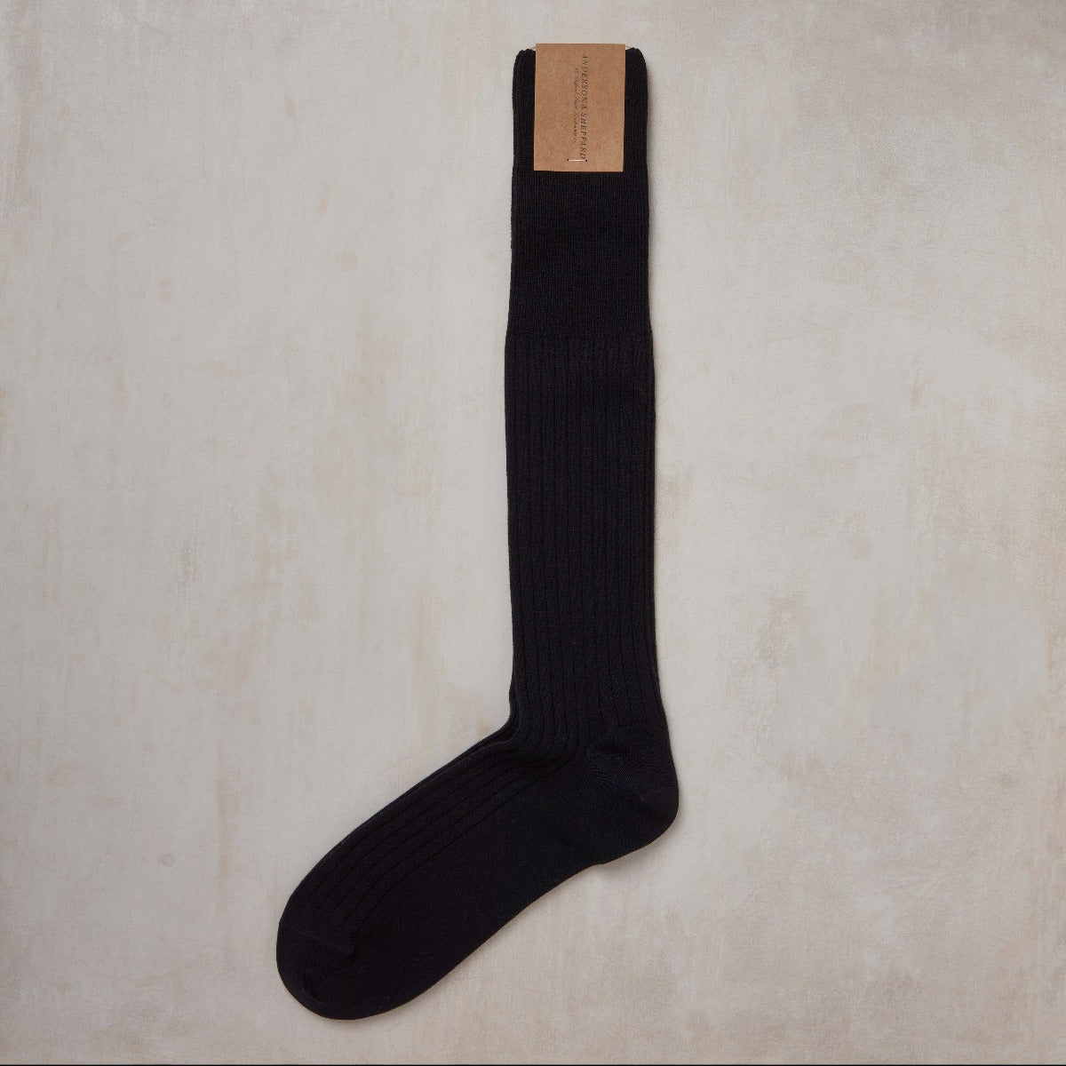 Long Ribbed Woollen Socks In