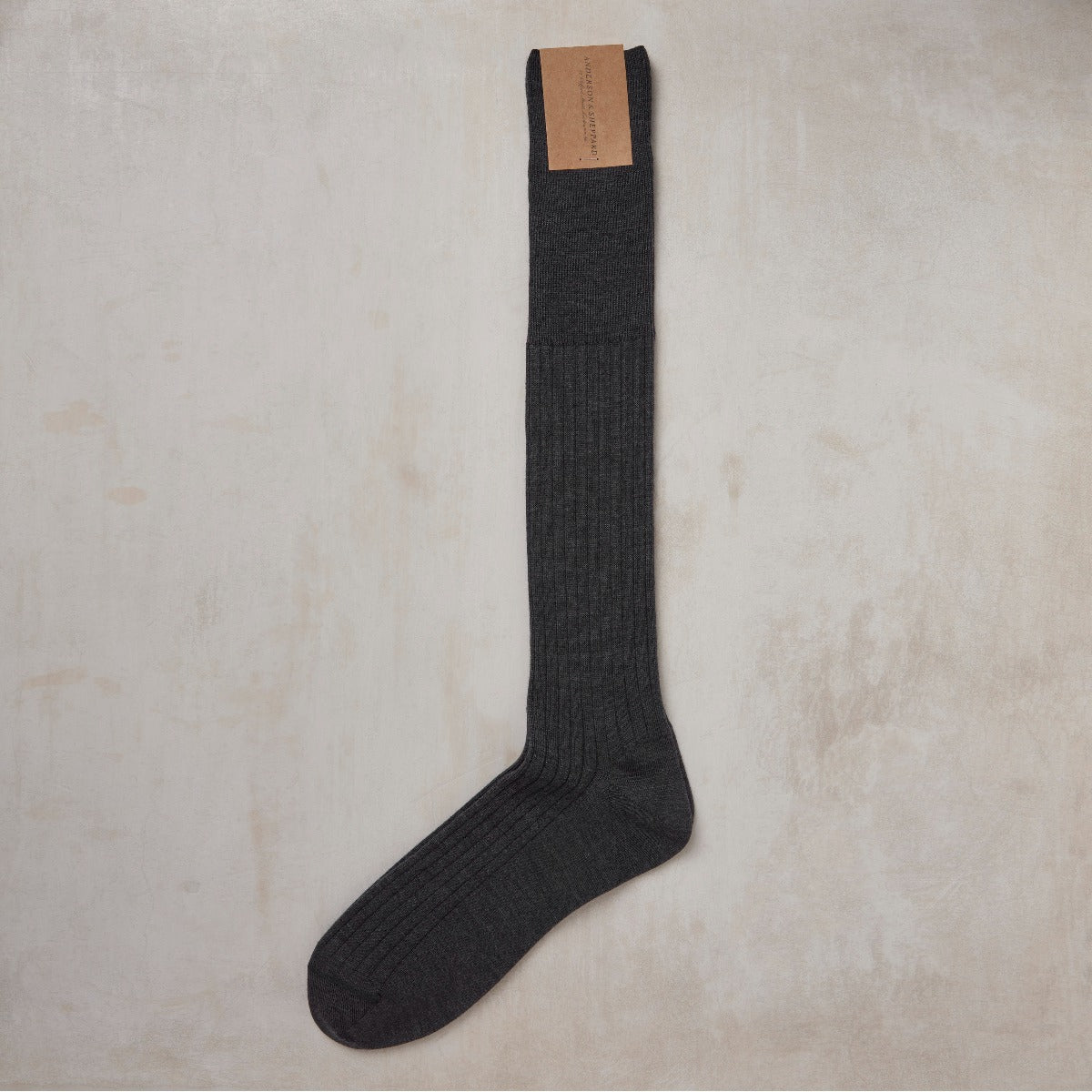 Long Ribbed Woollen Socks In