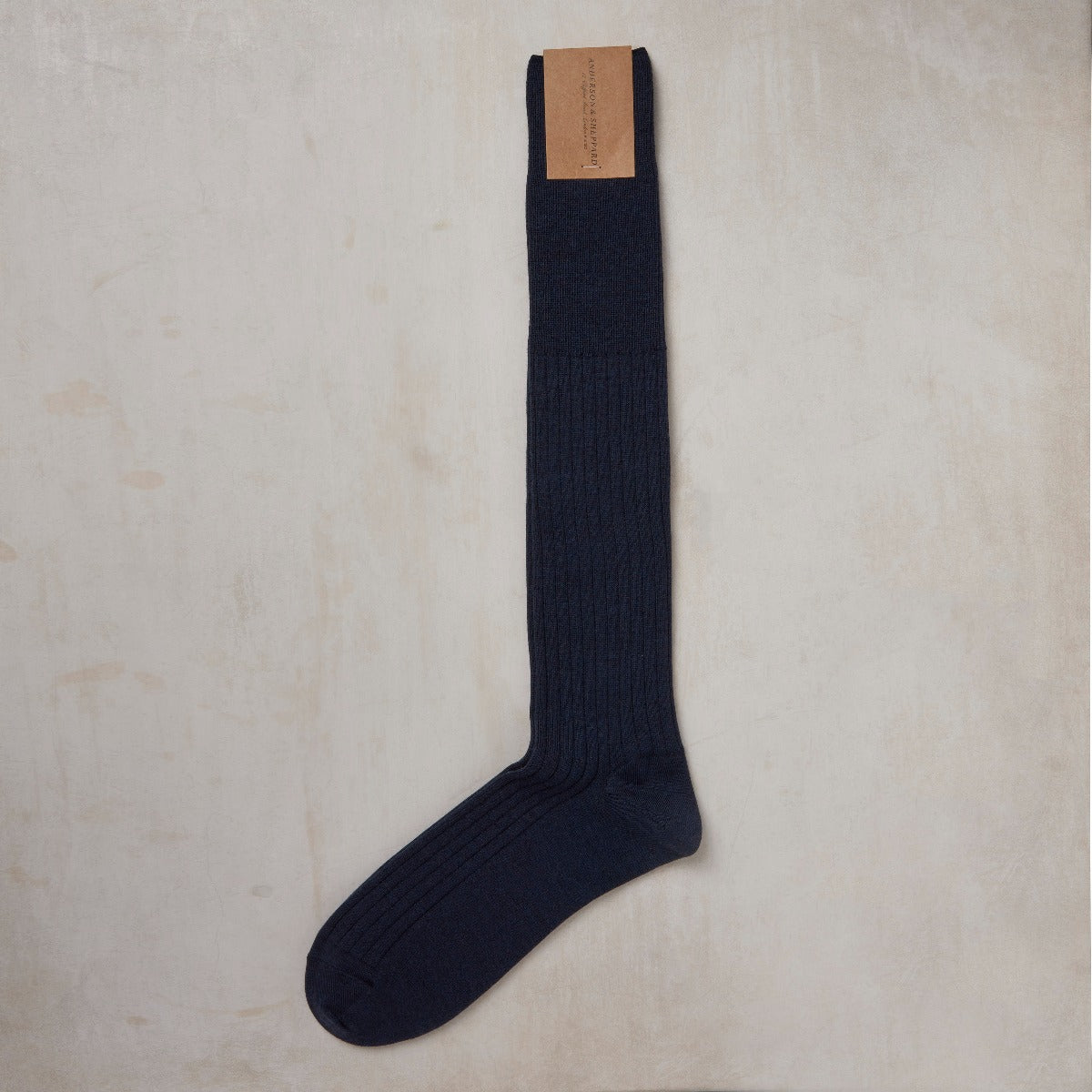 Long Ribbed Woollen Socks In