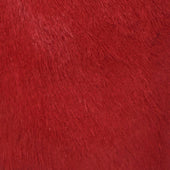 George Cortina For Anderson Sheppard Plain Pony Hair Slippers In Dark Red