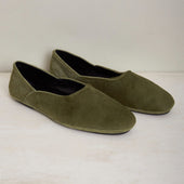George Cortina For Anderson Sheppard Plain Pony Hair Slippers In