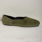 George Cortina For Anderson Sheppard Plain Pony Hair Slippers In