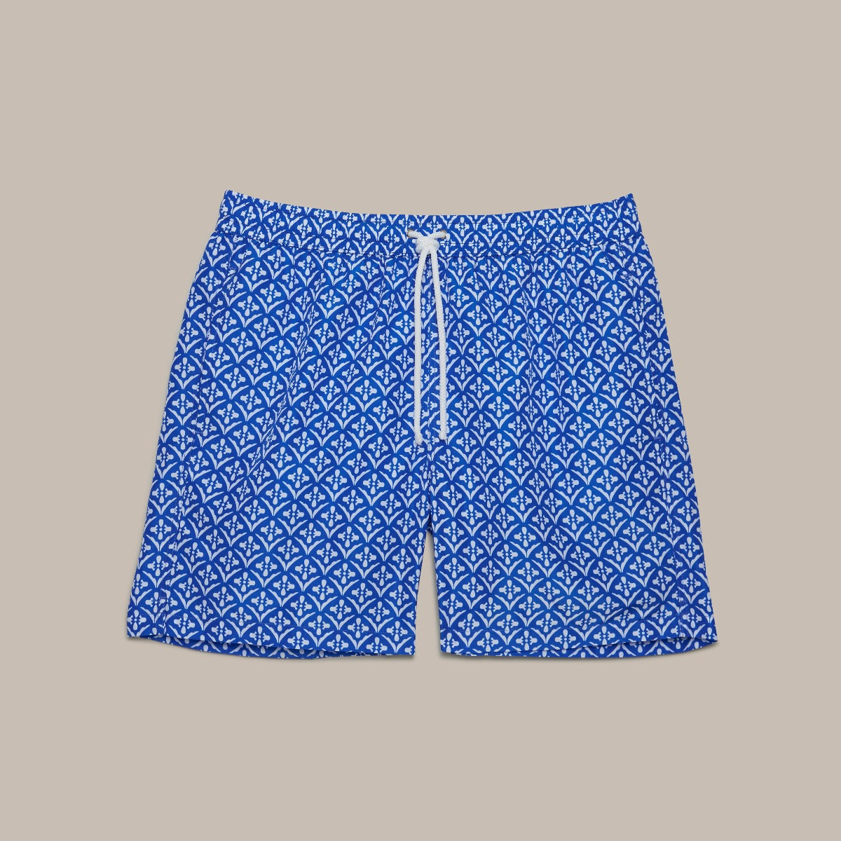 Tile Print Swimming Shorts In