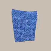 Tile Print Swimming Shorts In