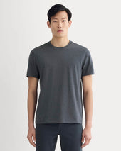 The Essential Organic Crew | Heather Deep Navy
