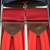 Barathea Braces Cherry