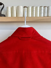 Blaze Red Moleskin Shirt Jacket