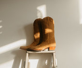 Snuff Suede Western Boots