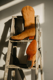 Snuff Suede Western Boots