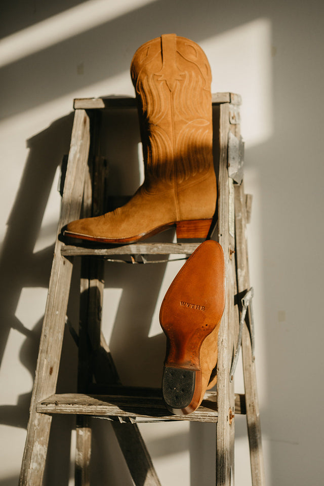 Snuff Suede Western Boots