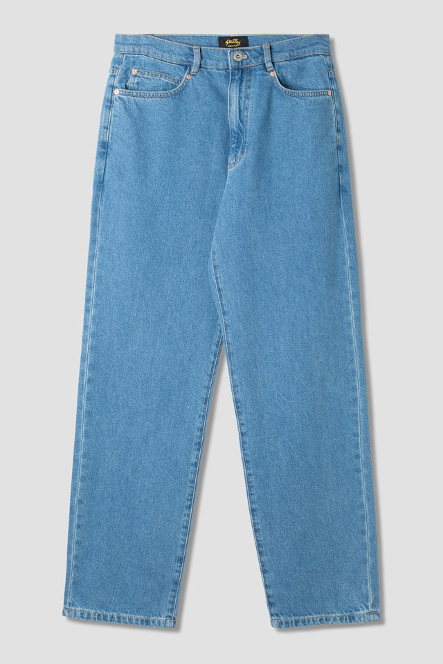 5 Pocket Straight (Mid Stonewash Denim)