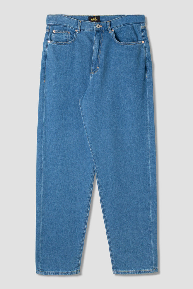 5 Pocket Taper (Mid Stonewash Denim)