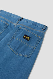 5 Pocket Taper (Mid Stonewash Denim)