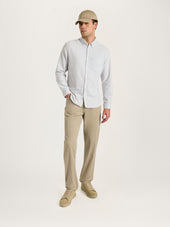 The Five Pocket Trouser Dark Beige Stretch Cotton