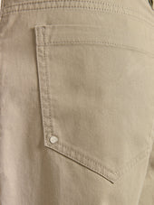 The Five Pocket Trouser Dark Beige Stretch Cotton