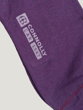 Purple Cashmere And Silk Socks