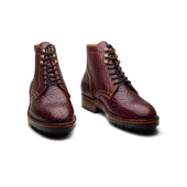 Rudiger X Service Boot Cherry Shrunken Bison