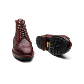 Rudiger X Service Boot Cherry Shrunken Bison