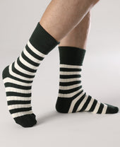 Retro Striped Cotton Socks
