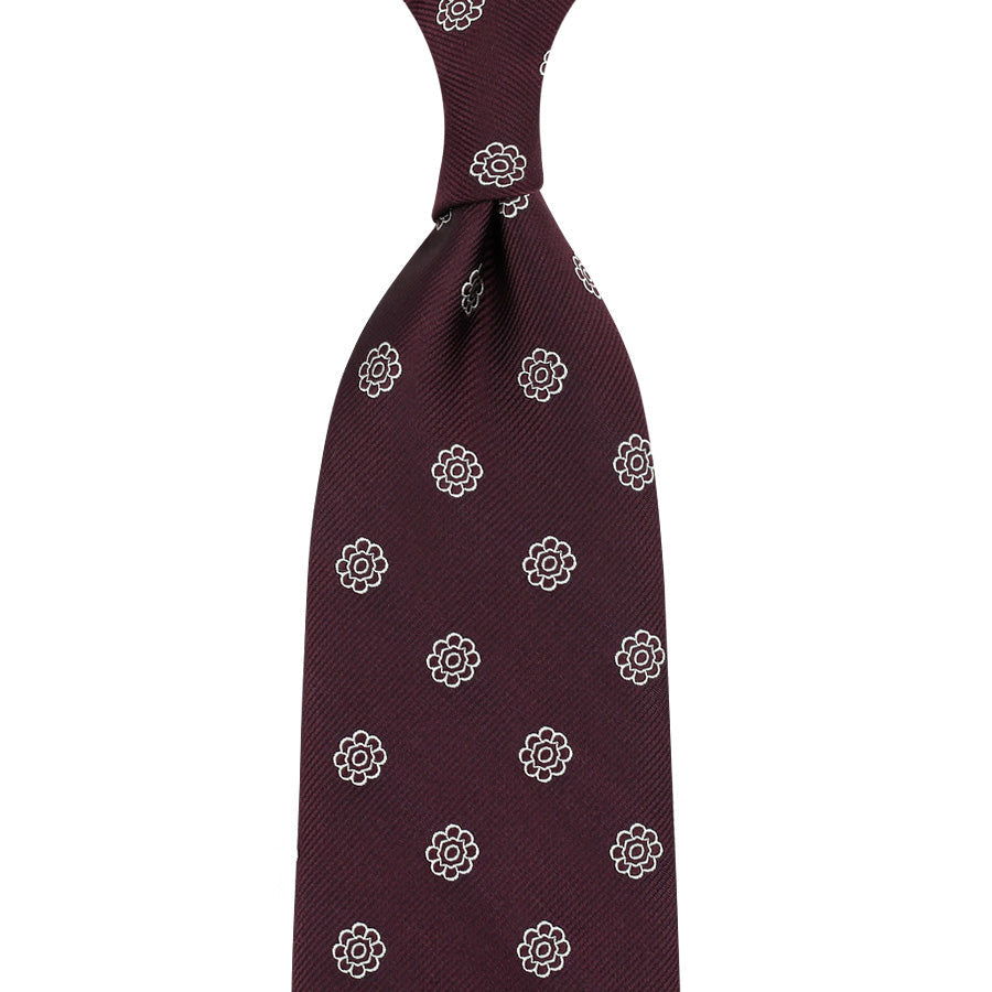 Shibumi Flower Japanese Jacquard Silk Tie