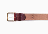 Color #8 Chromexcel Leather Belt